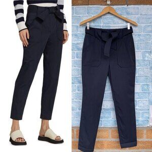 Veronica Beard Mahary Belted High-Waisted Pants size 2